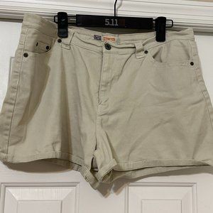 Faded glory stretch jean shorts